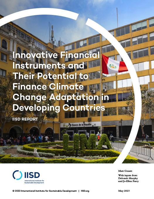 Innovative Financial Instruments And Their Potential To Finance Climate ...