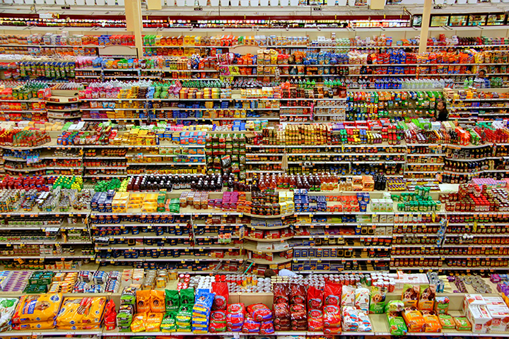 Grocery aisles
