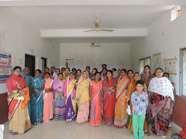 Women in focus group, India