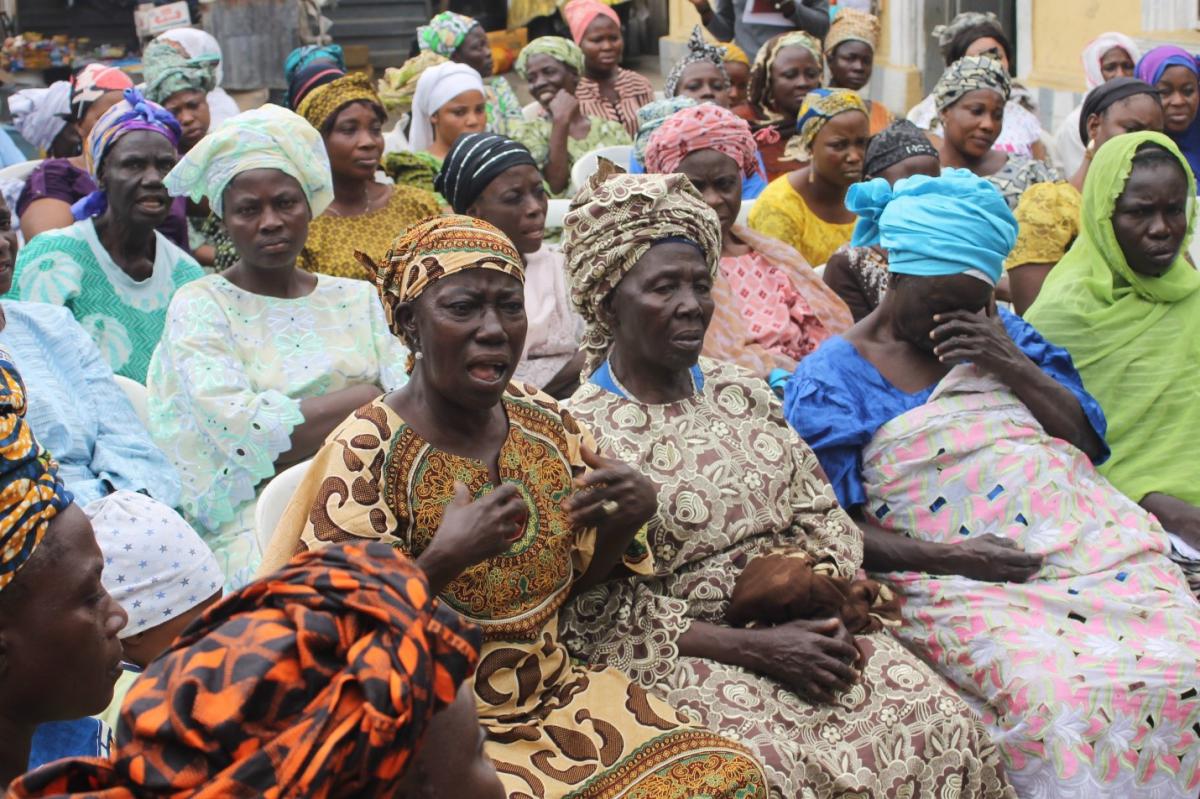 Women in a focus group, nigeria