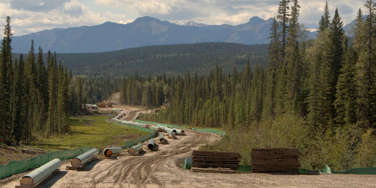 Construction of the Trans Mountain Pipeline