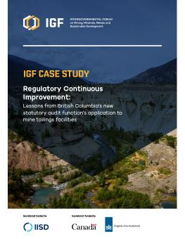 IGF Case Study: Regulatory Continuous Improvement | International ...