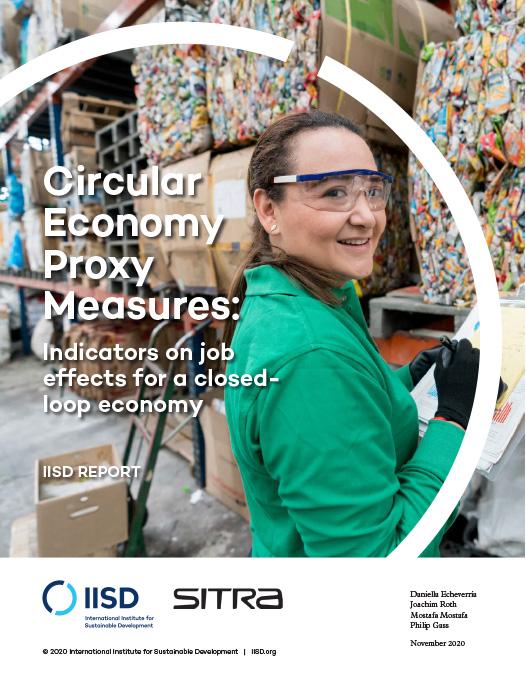 Circular Economy Proxy Measures Indicators on job effects for a