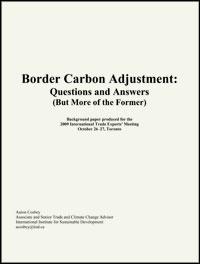 Border Carbon Adjustment: Questions And Answers (But More Of The Former ...