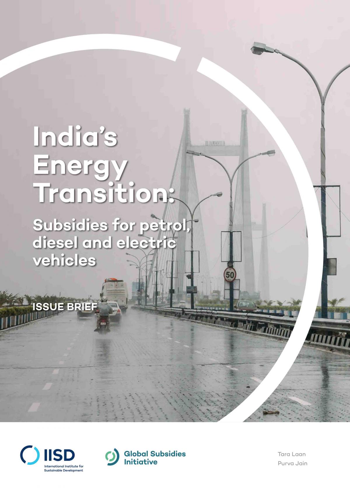 India's Energy Transition: Subsidies For Gasoline, Diesel And Electric ...