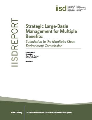 Strategic Large-Basin Management for Multiple Benefits: Submission